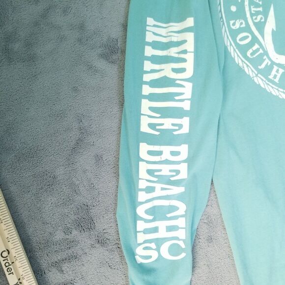 Myrtle Beach SC T-Shirt Unisex Blue Size XL Saltwater Vintage Tee Stay Salty - Picture 7 of 11